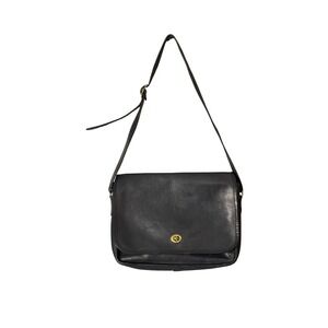 Vintage Michael Green Leather Messenger City Bag
